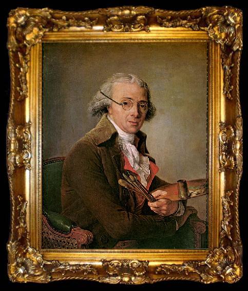 framed  Labille-Guiard, Adelaide Portrait of Francois Andre Vincent, ta009-2